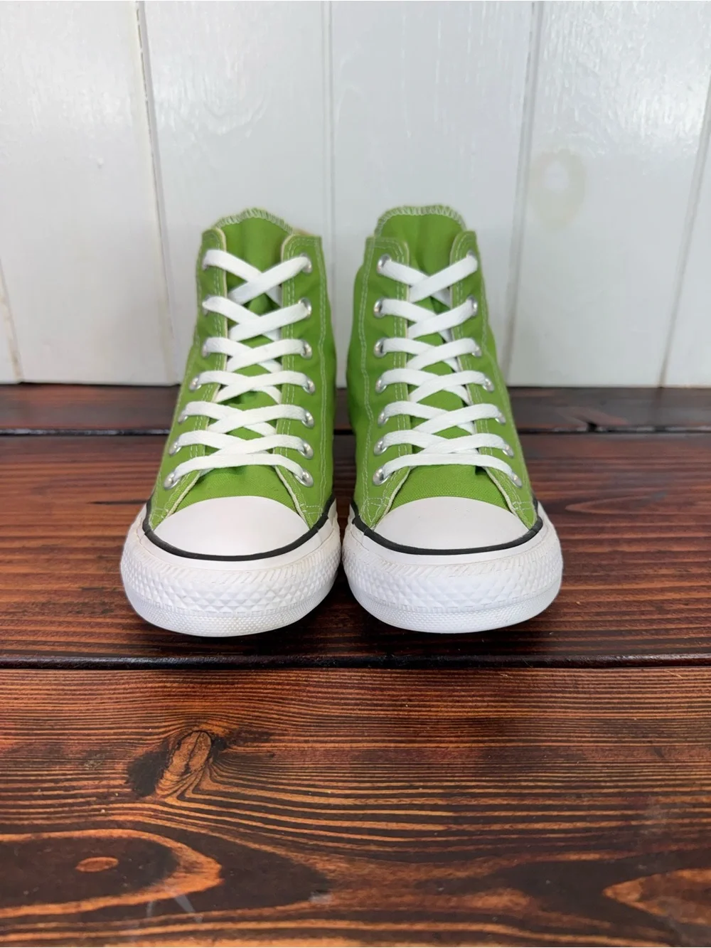 Converse Chuck Taylor All Star High Top – Green Canvas – Women’s 7.5 / Men’s 5.5 - Picture 3 of 8